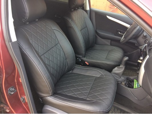 Каркасные авточехлы на Nissan Almera G15 Каркасные авточехлы на Nissan Almera G15